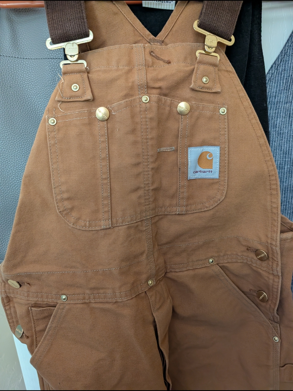 Carhartt Duck Bib Overalls - Picture 4 of 9